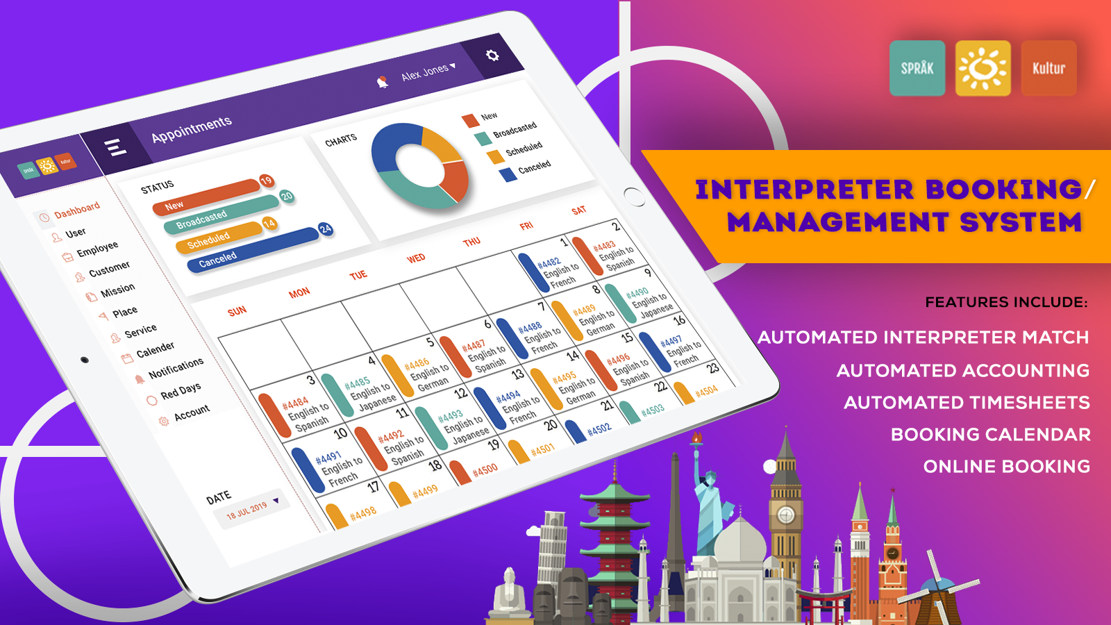 Interpreter Scheduling Software - Suretek Infosoft